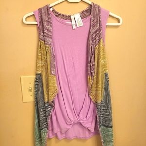 Girls Sleeveless Set